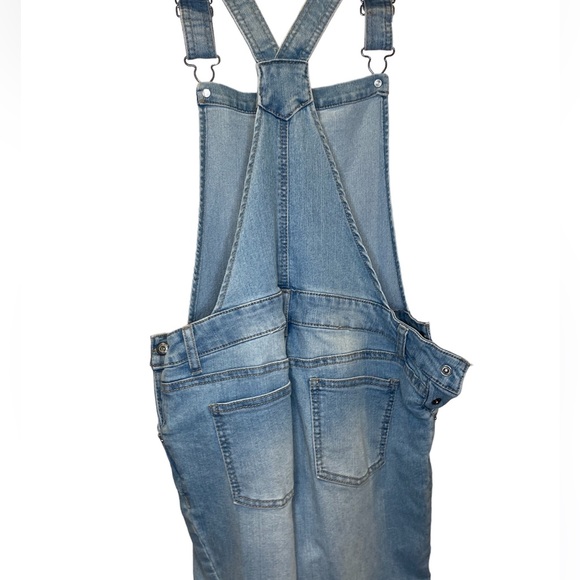 Cat & Jack Embroidered Unicorn Jean Overalls - Picture 4 of 4